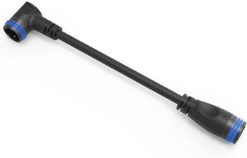 Mahle Range Extender Anschlusskabel 90 Grad 110 mm für Elektrofahrräder - Produktbild - 1