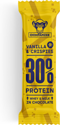 CHIMPANZEE Proteinriegel 30% Vanilla & Crispies, 50g je Riegel 20 Stück pro Verpackungseinheit - Produktbild - 1