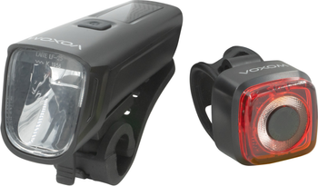 Voxom Beleuchtungs-Set Lv16 Frontlicht und Lh10 Rücklicht – leistungsstarke Fahrradbeleuchtung mit hoher Leuchtkraft und langlebiger LED-Technik - Produktbild - 1 Voxom Beleuchtungs-Set Lv16 Frontlicht und Lh10 Rücklicht – leistungsstarke Fahrradbeleuchtung mit hoher Leuchtkraft und langlebiger LED-Technik - Produktbild - 1
