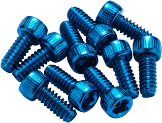 Stahl Pedal Pins US für Escape Pro, Black One, Base 11 mm / 10 Stk. / blau - Produktbild - 1