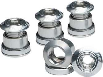 Kettenblattschrauben-Set 4 Stk. silber - Produktbild - 1