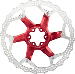 Reverse Reverse Bremsscheibe Ø203 mm Aluminium/Stahl rot – leichte, langlebige Fahrradbremsscheibe für präzise Kontrolle bei Nubuk Bikes - Produktbild - 1 Reverse Reverse Bremsscheibe Ø203 mm Aluminium/Stahl rot – leichte, langlebige Fahrradbremsscheibe für präzise Kontrolle bei Nubuk Bikes - Produktbild - 1