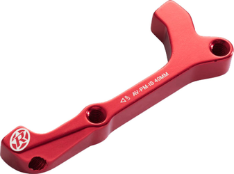 Avid Reverse Bremsscheibenadapter IS-PM 180 mm rot – passgenau für 180 mm Scheiben - Produktbild - 1