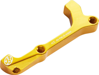 Reverse Avid Bremsscheibenadapter IS-PM 180 mm HR gold für Nubuk Bikes - Produktbild - 1