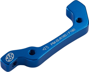 Reverse Bremsscheibenadapter IS-PM 180mm vorne 160mm hinten blau für MTB Bremsen - Produktbild - 1 Reverse Bremsscheibenadapter IS-PM 180mm vorne 160mm hinten blau für MTB Bremsen - Produktbild - 1