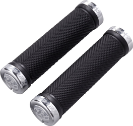 Griff R-Shock Lock On Ø31 mm x 130 mm schwarz-silber - Produktbild - 1