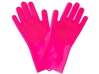 Muc Off Deep Scrubber Gloves, pink, XL - Produktbild - 1