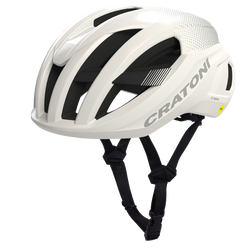 Cratoni C-Zero MIPS Fahrradhelm weiß glänzend-matt Größe M/L 56-58 cm robust sicher komfortabel aerodynamisch leicht - Produktbild - 1