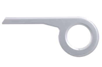 Kettenschutz Hebie 1-flügelig 44/48 Zähne, silber, für Nabenschaltung - Produktbild - 1