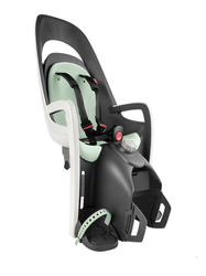 Hamax Caress Kindersitz grau weiß mint mit Gepäckträgerbefestigung komfortabler Fahrrad Kindersitz bei Nubuk Bikes - Produktbild - 1
