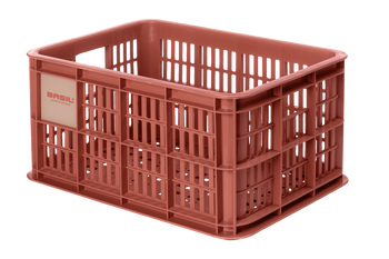 Fahrradkasten Basil Crate S 29x39,5x20,5cm, terra red, 17,5ltr - Produktbild - 1
