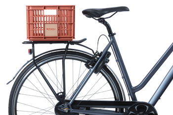 Fahrradkasten Basil Crate S 29x39,5x20,5cm, terra red, 17,5ltr - Produktbild - 3