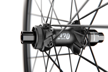 Laufrad A 1800 SPLINE 29" 30 mm, DT SWISS, Disc Center Lock, TA 12/142 mm, SRAM XDR Road (AXDR) mit Ratchet LN 18, Größe: 622 x 20 mm, Farbe: Schwarz, Gewicht: 941 g, VE: 1 Stk. - Produktbild - 2