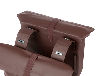 Doppelpacktasche Basil City roasted brown, 12x29x30 cm, 28-32ltr - Produktbild - 2