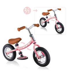 Lernlaufrad Globber Go Bike Air pastellrosa, 10" - Produktbild - 1