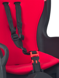 Kindersitz Hamax Kiss schwarz/rot, Befestigung Rahmenrohr - Produktbild - 2