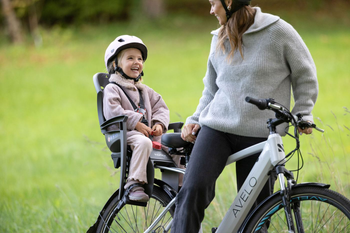 Kindersitz Hamax Siesta grau/sw, Befest.Rahmenrohr, abschließb. - Produktbild - 1