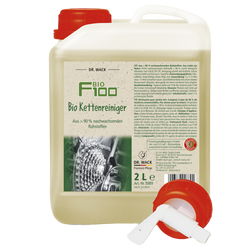 Kettenreiniger F100 Bio 2 Liter Kanister inkl. Auslaufhahn + 2 Leerflaschen - Produktbild - 2