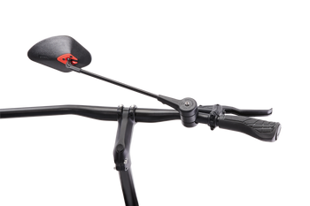 Fahrradspiegel Krampe KF Sport Typ D 20° rechts, große Außenklemmung, schwarz - Produktbild - 2