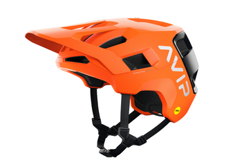 POC Kortal Race MIPS Fahrradhelm Fluorescent Orange Schwarz Matt Größe S-M - Produktbild - 1