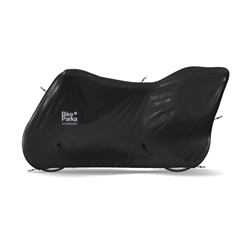 BikeParka Fahrrad-Abdeckplane für Longtail-Lastenräder mit Kindersitzen, RipStop, tintenschwarz - Produktbild - 1 BikeParka Fahrrad-Abdeckplane für Longtail-Lastenräder mit Kindersitzen, RipStop, tintenschwarz - Produktbild - 1