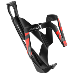 Elite Flaschenhalter CUSTOM RACE X schwarz mit roter Grafik - Produktbild - 1