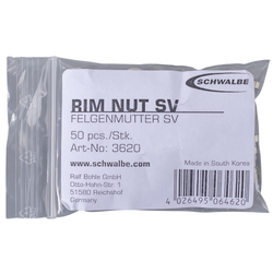 Schwalbe FELGENMUTTER RV/SV Silber (50er Beutel) - Produktbild - 1 Schwalbe FELGENMUTTER RV/SV Silber (50er Beutel) - Produktbild - 1