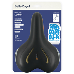 Selle Royal Lookin Moderate Stracciatella Komfortsattel mit Royalgel transparent Unisex - Produktbild - 1