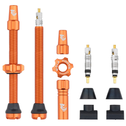 Wolf Tooth Tubeless Valve Stem Ventile, Presta, 60mm, 2 Stk., orange - Produktbild - 1