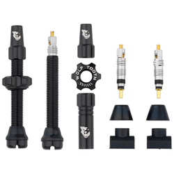 Wolf Tooth Tubeless Valve Stem Ventile, Presta, 44mm, 2 Stk., black - Produktbild - 1