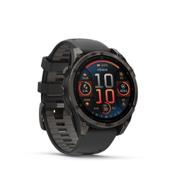 Garmin Fenix 8 Multisportuhr, 47mm, Amoled, Sapphire, black/grey - Produktbild - 1