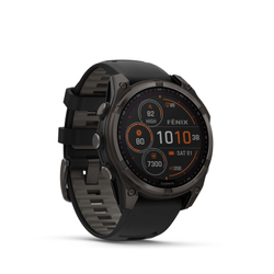 Garmin Fenix 8 Multisportuhr, 47mm, Sapphire Solar Edition, black/grey - Produktbild - 1