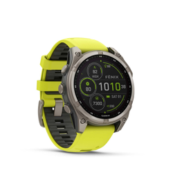 Garmin Fenix 8 Multisportuhr, 47mm, Sapphire Solar Edition, yellow/grey - Produktbild - 1 Garmin Fenix 8 Multisportuhr, 47mm, Sapphire Solar Edition, yellow/grey - Produktbild - 1
