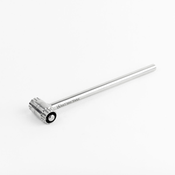 Kassettenabzieher Crombie zweiseitig für Steckachse, Abbey Bike Tools
Standard-Ausführung, für Shimano-/SRAM-Kassetten mit 12 mm-Steckachse sowie normale Standard-Naben
Farbe: Silber, Gewicht: 295 g, VE: 1 St. - Produktbild - 1