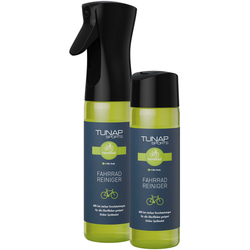 Fahrradreiniger mit Flairosol®-Sprühkopf, TUNAP SPORTS
1 Flasche mit Flairosol®-Sprühkopf + 1 Nachfüllflasche
Größe: 2 x 300 ml, VE: 1 St. - Produktbild - 1 Fahrradreiniger mit Flairosol®-Sprühkopf, TUNAP SPORTS
1 Flasche mit Flairosol®-Sprühkopf + 1 Nachfüllflasche
Größe: 2 x 300 ml, VE: 1 St. - Produktbild - 1