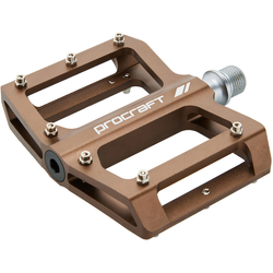 Pedale Small Grip Advanced CNC, PROCRAFT
Größe: 93 x 94 mm, Farbe: Braun, Gewicht: 340 g, VE: 1 Paar - Produktbild - 1