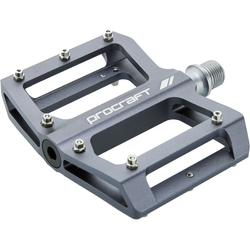 Pedale Small Grip Advanced CNC, PROCRAFT
Größe: 93 x 94 mm, Farbe: Grau, Gewicht: 340 g, VE: 1 Paar - Produktbild - 1