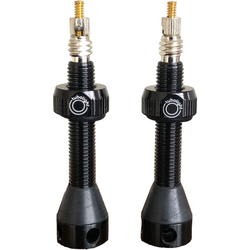 Tubolight Tubeless-Ventile Aluminium Sclaverand 40 mm Schwarz 11 g Paar - Produktbild - 1