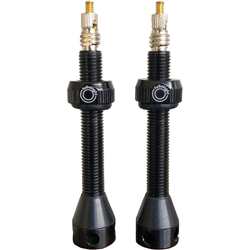 Tubolight Tubeless-Ventile Aluminium schwarz Sclaverand 50 mm 11 g Paar - Produktbild - 1