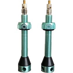 Tubolight Tubeless Ventile Sclaverand Presta Aluminium 50 mm Türkis 11 g 1 Paar - Produktbild - 1