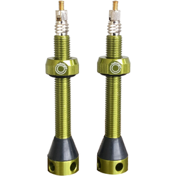 Tubolight Tubeless-Ventile Aluminium Grün 50 mm Sclaverand Paar 11 g - Produktbild - 1