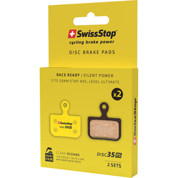 Bremsbeläge Disc 35 RS Pair & Fair, SwissStop
Farbe: Gelb, VE: 4 Stk./2 Paar - Produktbild - 1