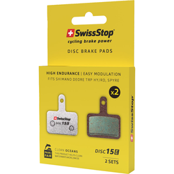 Bremsbeläge Disc 15 E Pair & Fair, SwissStop
Farbe: Silber, VE: 4 Stk./2 Paar - Produktbild - 1