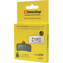 Bremsbeläge Disc 27 E Pair & Fair, SwissStop
Farbe: Silber, VE: 4 Stk./2 Paar - Produktbild - 1