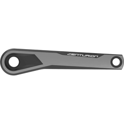 Kurbelarm für Bosch Gen4, silber, CENTURION
Links, 34 mm Offset
Größe: 165 mm, Farbe: Silber/schwarz, VE: 1 Stk. - Produktbild - 1