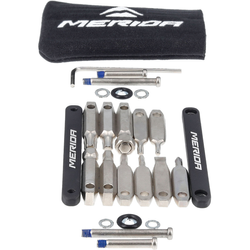 Werkzeug Mini Tool 12-in-1, MERIDA
mit lösbarer Verschraubung zur individuellen Werkzeugzusammenstellung
Größe: Onesize, Farbe: Schwarz, Gewicht: 95 g, VE: 1 St. - Produktbild - 1