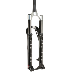 Federgabel R8 Pro 29", Manitou
Boost-Standard, 1,5'' auf 1 1/8'' tapered Gabelschaft, 44 mm Offset, mit Manual Knob
Größe: 120 mm, Farbe: Schwarz, Gewicht: 1450 g, VE: 1 St. - Produktbild - 1