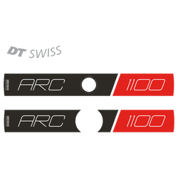 Decal-Set für Laufrad ARC 1100 Dicut Disc, DT SWISS
Farbe: Schwarz/rot, VE: 1 Set - Produktbild - 1