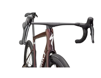 S-Works Tarmac SL8 - Shimano Dura-Ace Di2 - Gloss Solidity / Red To Black Pearl / Metallic White Silver - Produktbild - 5