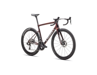 S-Works Tarmac SL8 - Shimano Dura-Ace Di2 - Gloss Solidity / Red To Black Pearl / Metallic White Silver - Produktbild - 2
